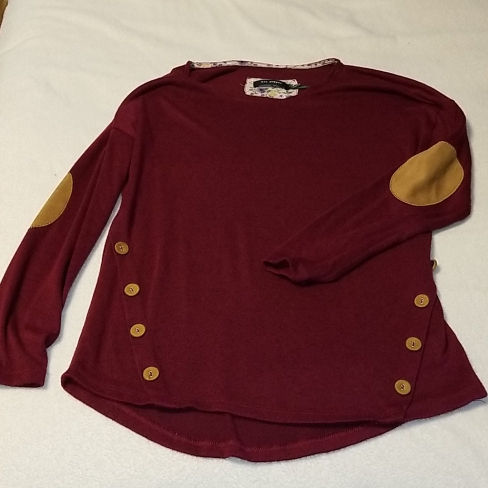 Blu Pepper red long sleeve shirt